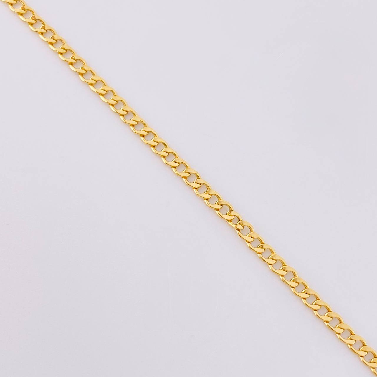 Pulso Cubano 0.8g / 19.3cm / 2mm Oro Amarillo 18K (Oferta)