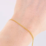 Pulso Cubano 0.8g / 19.3cm / 2mm Oro Amarillo 18K (Oferta)