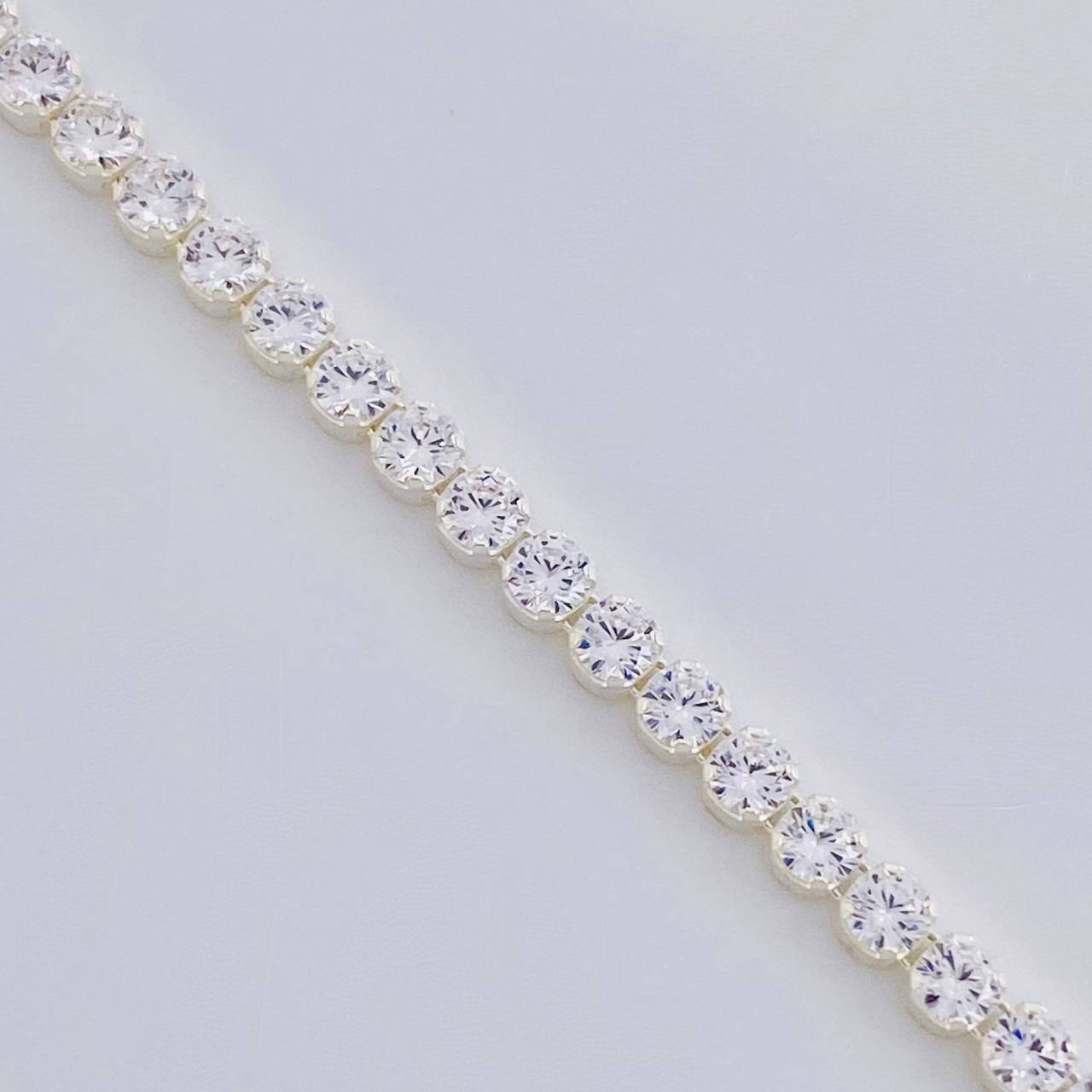 Pulso Tenis Circular 3.5g / 19cm / 3mm Plata 925