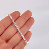 Pulso Tenis Circular 3.45g / 19cm / 3mm Plata 925