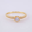 Anillo Solitario Cautivador 1.85g / T6 3/4 Oro Amarillo 18K