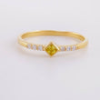 Anillo Rombo Tupido 1.2g / T5 Oro Amarillo 18K