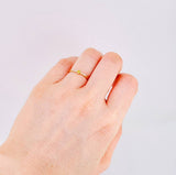 Anillo Rombo Tupido 1.2g / T5 Oro Amarillo 18K