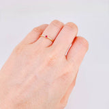 Anillo Rombo Tupido 1.35g / T6 1/2 Oro Amarillo 18K