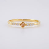 Anillo Rombo Tupido 1.3g / T6 1/4 Oro Amarillo 18K
