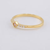 Anillo Rombo Tupido 1.35g / T6 1/4 Oro Amarillo 18K