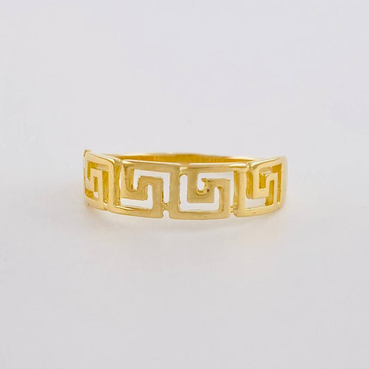Anillo Laberinto 2.05g / T7 1/2 Oro Amarillo 18K