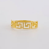 Anillo Laberinto 1.9g / T5 Oro Amarillo 18K