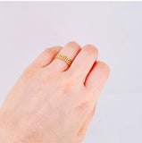 Anillo Laberinto 2g / T7 1/4 Oro Amarillo 18K