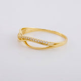 Anillo Filigrana Cruzado 1.4g / T7 3/4 Oro Amarillo 18K