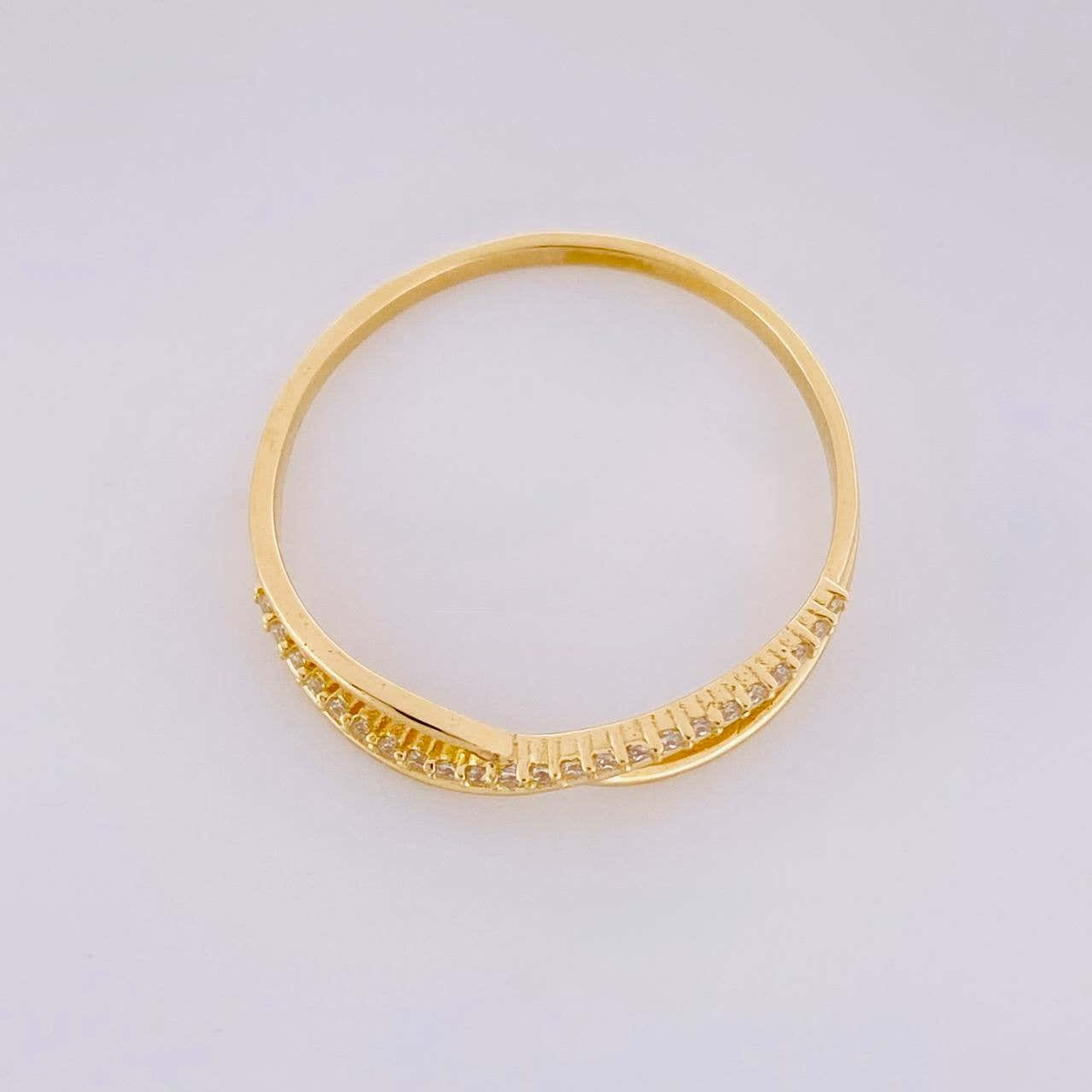 Anillo Filigrana Cruzado 1.25g / T5 3/4 Oro Amarillo 18K