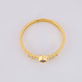 Anillo Rombo Tupido 1.35g / T5 3/4 Oro Amarillo 18K