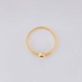 Anillo Rombo Tupido 1.3g / T7 1/4 Oro Amarillo 18K