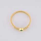 Anillo Rombo Tupido 1.25g / T5 1/2 Oro Amarillo 18K