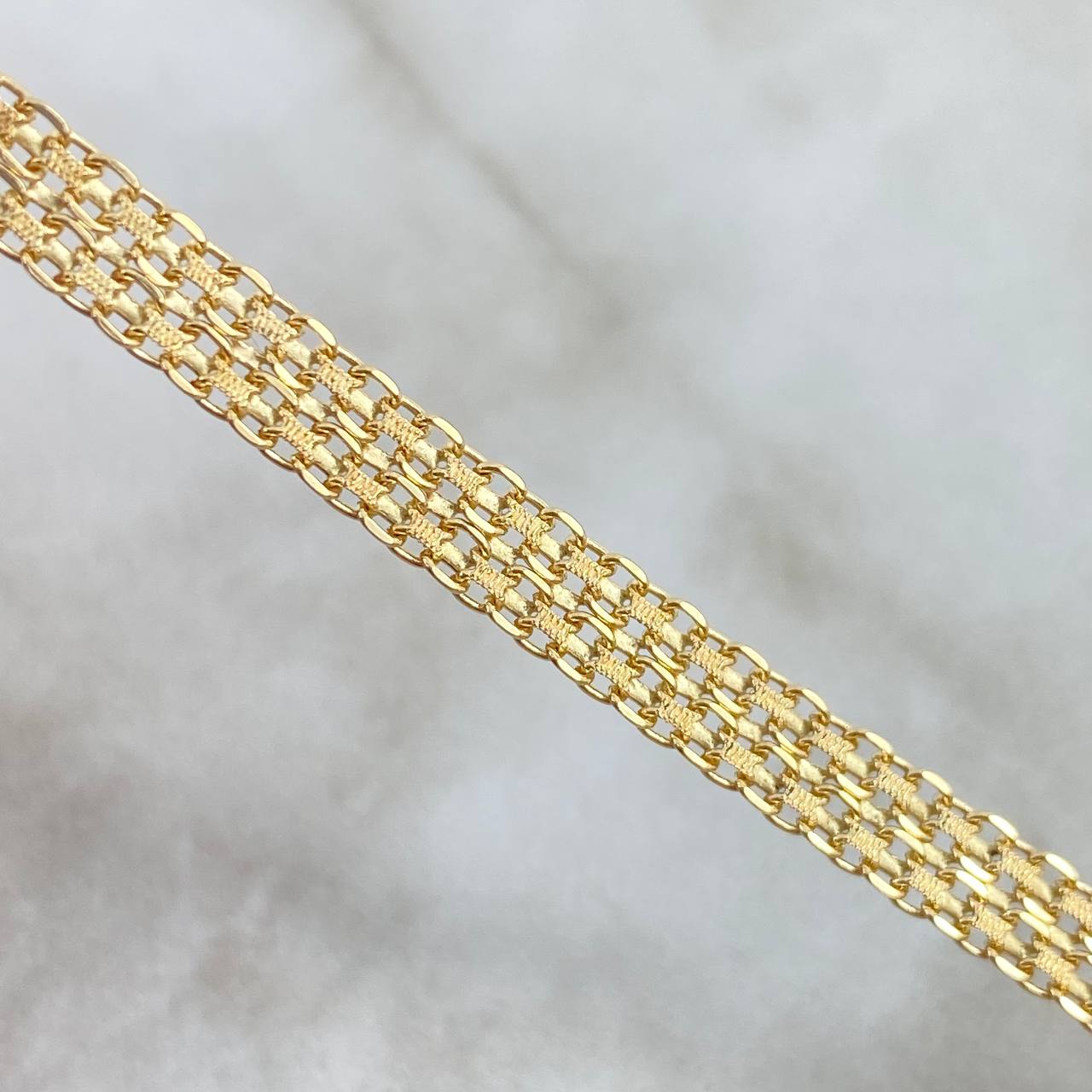 Pulso Chino 5.9gr / 20.5cm / 5mm Oro Amarillo +0 ©