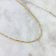 Cadena Figaro 4.95gr / 60cm / 3mm Oro Amarillo +0
