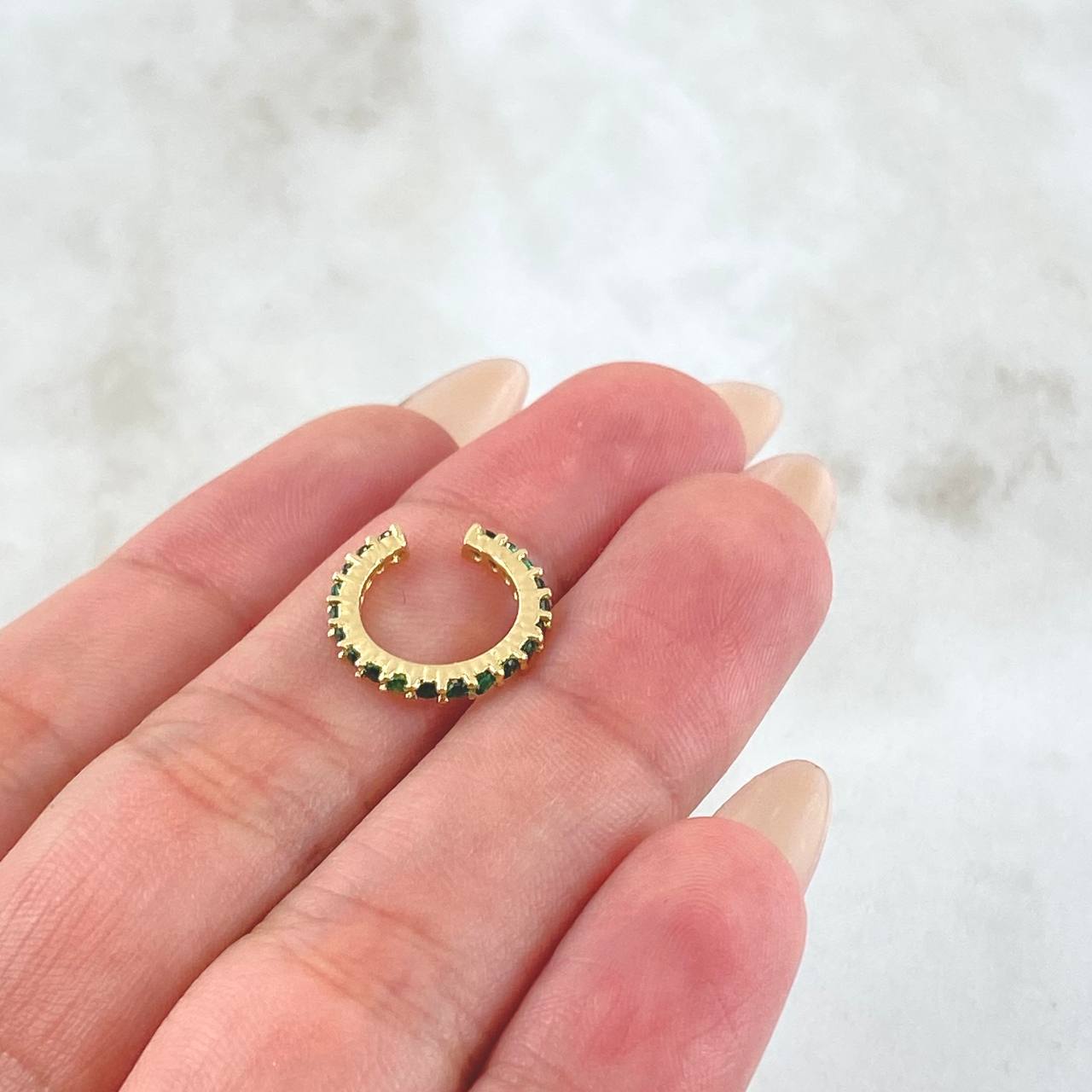 Piercing Earcuff Tupido 0.95gr / 1.4cm / Nac.Esp.Oro 18K