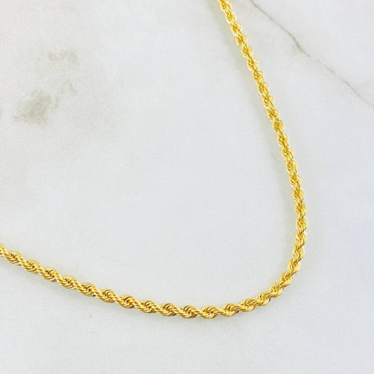Cadena Lazo 4.45gr / 50cm / Oro Amarillo +3 18K ©