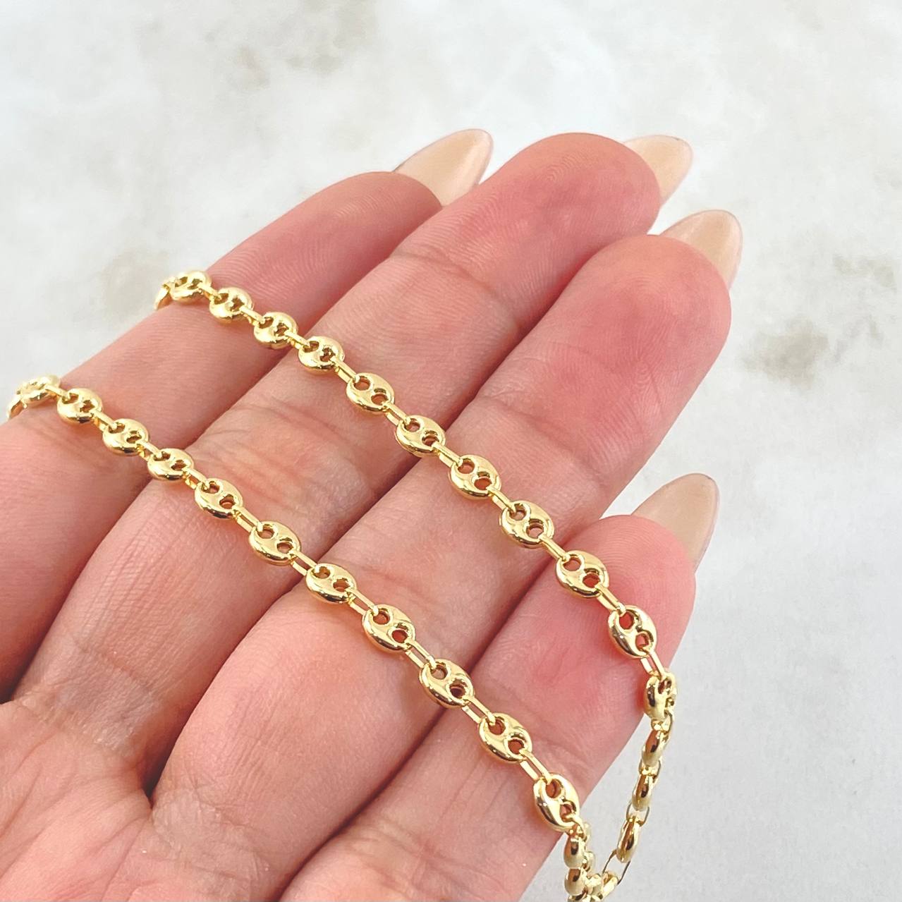 Cadena GC 7.3gr / 65cm / 3.7mm Oro Amarillo 18K