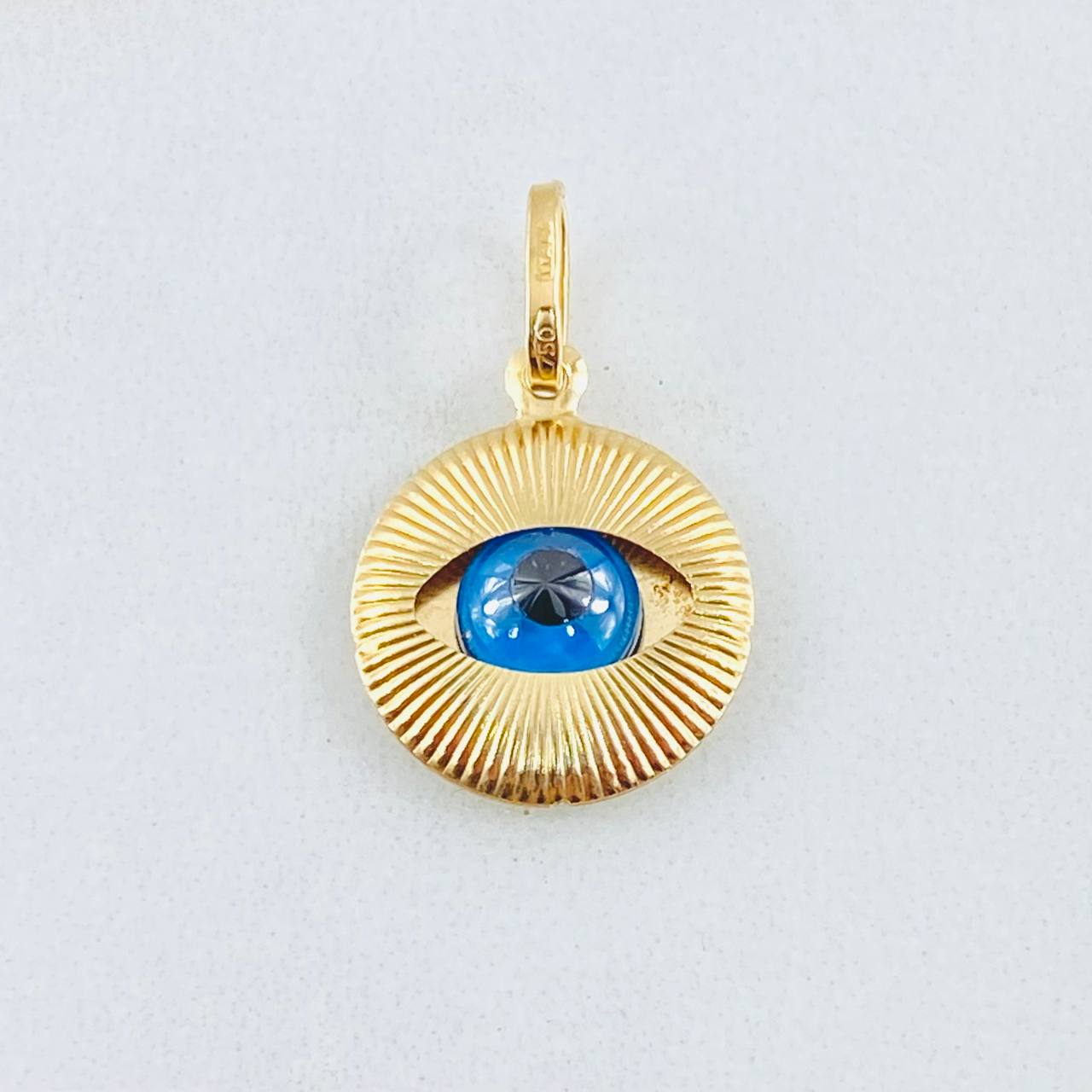 Dije Ojo Turco 1gr / 2.1cm / Oro Amarillo +4 18K