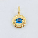 Dije Ojo Turco 1gr / 2.1cm / Oro Amarillo +4 18K