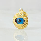Dije Ojo Turco 1gr / 2.1cm / Oro Amarillo +4 18K