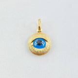 Dije Ojo Turco 0.9gr / 1.8cm / Oro Amarillo +4 18K