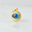 Dije Ojo Turco 0.9gr / 1.8cm / Oro Amarillo +4 18K