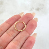 Piercing Aro Liso 0.35gr / 1.5cm / Oro Amarillo 18K