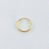 Piercing Aro Liso 0.25gr / 1.1cm / Oro Amarillo 18K