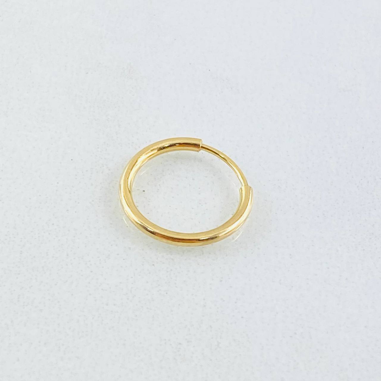 Piercing Aro Liso 0.25gr / 1.1cm / Oro Amarillo Nac.Esp. 18K (Joya) ©