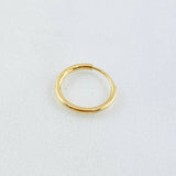 Piercing Aro Liso 0.25gr / 1.1cm / Oro Amarillo 18K