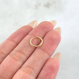 Piercing Aro Liso 0.25gr / 1.1cm / Oro Amarillo Nac.Esp. 18K (Joya) ©