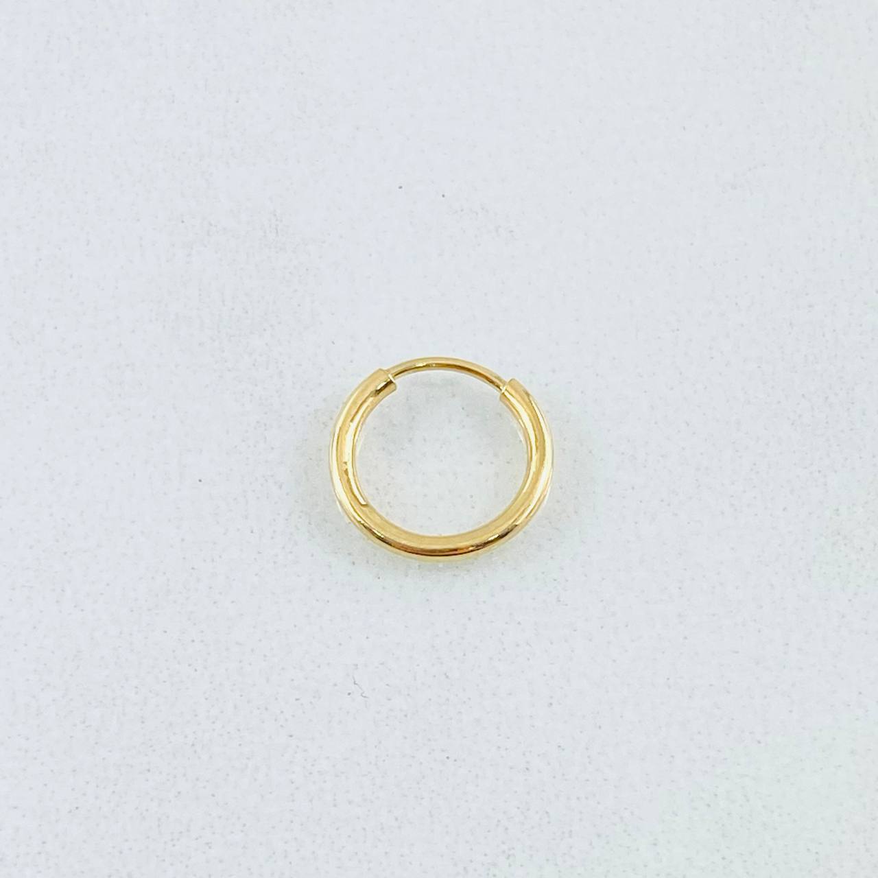 Piercing Aro Liso 0.2gr / 0.9cm / Oro Amarillo Nac.Esp. 18K (Joya) ©