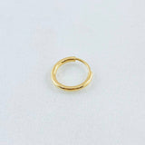 Piercing Aro Liso 0.2gr / 0.9cm / Oro Amarillo 18K