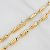 Pulso Rustica Cilindro 4.6g / 20.5cm / 3.9mm Oro Amarillo 18K
