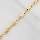 Pulso Rustica Cilindro 4.6g / 20.5cm / 3.9mm Oro Amarillo 18K