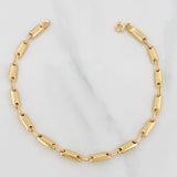 Pulso Rustica Cilindro 4.6g / 20.5cm / 3.9mm Oro Amarillo 18K