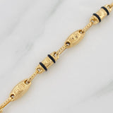 Tobillera Rustica Corona 5.95g / 26cm / 4.7mm Oro Amarillo 18K