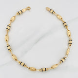 Tobillera Rustica Corona 5.95g / 26cm / 4.7mm Oro Amarillo 18K