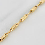 Pulso Rustica Tribal 5.15g / 21.5cm / 3.5mm Oro Amarillo 18K