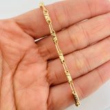 Cadena Rustica 12.65g / 60cm / 3.55mm Oro Amarillo 18K