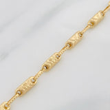 Cadena Rustica 12.65g / 60cm / 3.55mm Oro Amarillo 18K