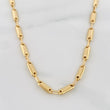 Cadena Rustica Cilindro 14.65g / 65cm / 3.95mm Oro Amarillo 18K