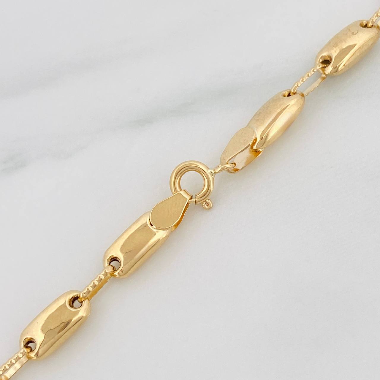 Cadena Rustica Adije 15.95g / 65cm / 4.5mm Oro Amarillo 18K