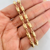 Cadena Rustica Adije 15.95g / 65cm / 4.5mm Oro Amarillo 18K