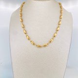 Cadena Rustica Adije 15.95g / 65cm / 4.5mm Oro Amarillo 18K