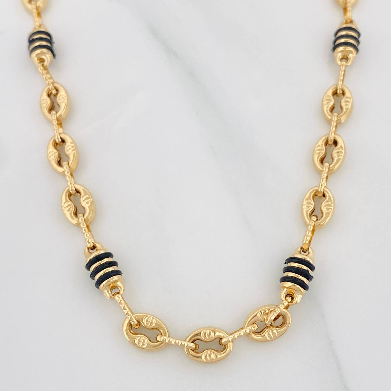 Cadena Rustica GC 15.4g / 65cm / 4.35mm Oro Amarillo 18K