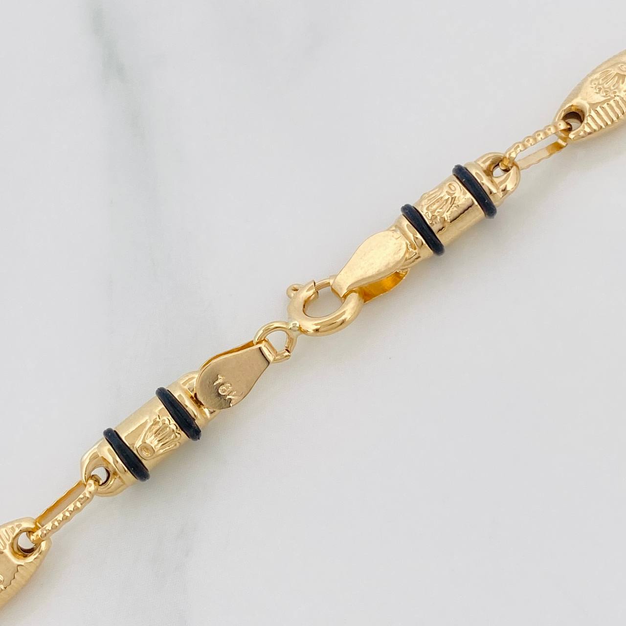 Cadena Rustica Corona 13.55g / 60cm / 4.35mm Oro Amarillo 18K