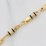Cadena Rustica Corona 13.55g / 60cm / 4.35mm Oro Amarillo 18K